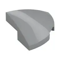 BRICK, 2X2X2/3, 1/4 SPHERE, W/ CUTOUT