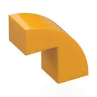BRICK 1X2X1 2/3, BOW W/ CUTOUT, NO. 1