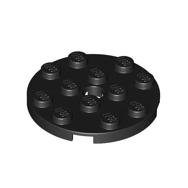 PLATE 4X4 ROUND W. SNAP