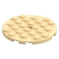 PLATE 6X6 ROUND WITH TUBE SNAP