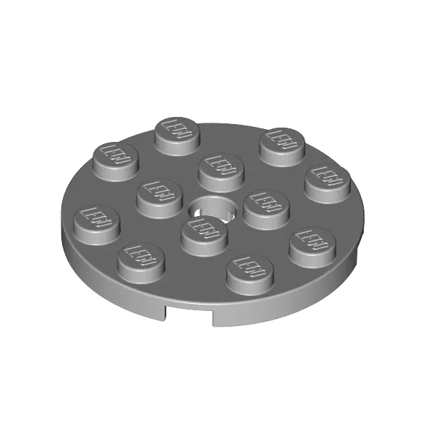 PLATE 4X4 ROUND W. SNAP