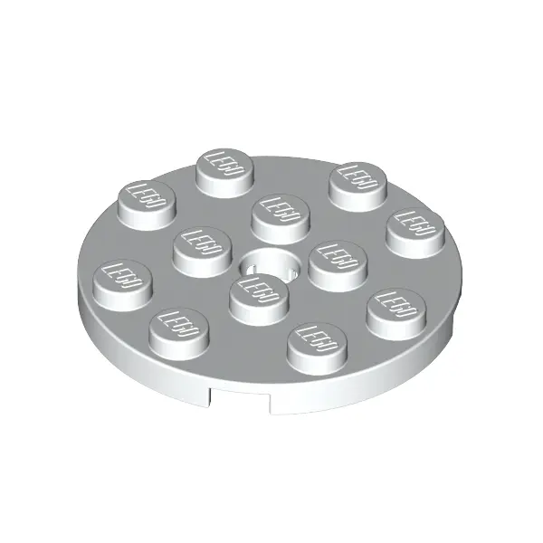 PLATE 4X4 ROUND W. SNAP