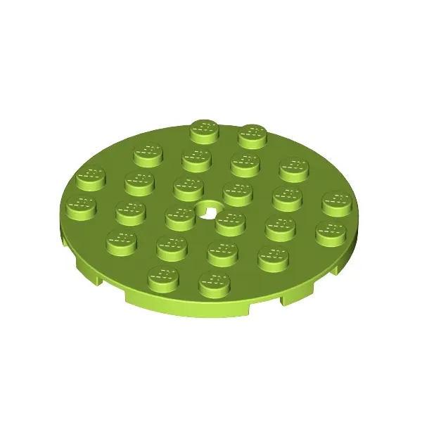 PLATE 6X6 ROUND WITH TUBE SNAP