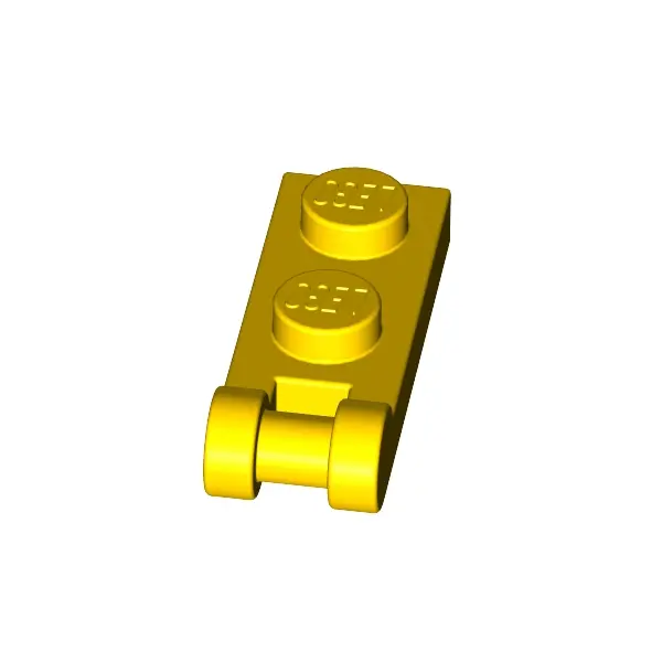 PLATE 1X2 W/SHAFT Ø3.2