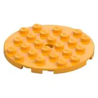 PLATE 6X6 ROUND WITH TUBE SNAP
