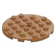 PLATE 6X6 ROUND WITH TUBE SNAP