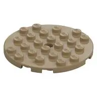 PLATE 6X6 ROUND WITH TUBE SNAP