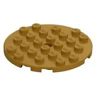 PLATE 6X6 ROUND WITH TUBE SNAP
