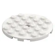 PLATE 6X6 ROUND WITH TUBE SNAP
