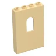 WALL 1X4X5 W/BOWED SLIT