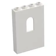 WALL 1X4X5 W/BOWED SLIT
