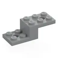 STONE 1X2X1 1/3 W. 2 PLATES 2X2