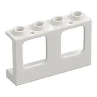 WALL W/WINDOW W.RADIUS 1x4x2
