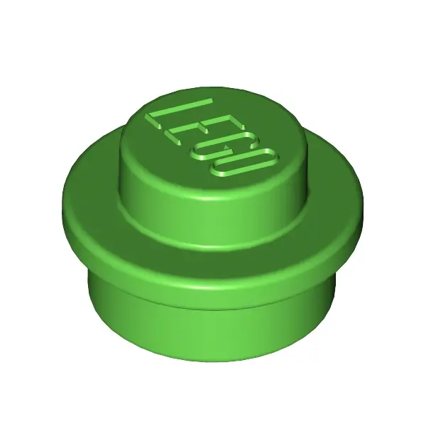 PLATE 1X1 ROUND