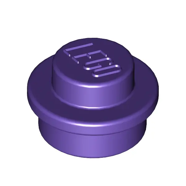 PLATE 1X1 ROUND