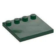 PLATE 4X4 W. 4 KNOBS