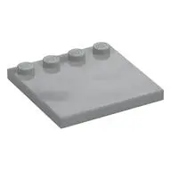 PLATE 4X4 W. 4 KNOBS