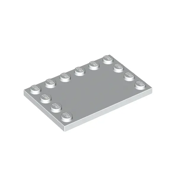 PLATE 4X6 W. 12 KNOBS