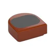 FLAT TILE 1X1, 1/2 CIRCLE, NO. 55