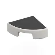 1/4 CIRCLE TILE 1X1, NO. 7