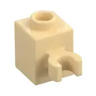 BRICK 1X1 W/HOLDER, H0RIZONTAL