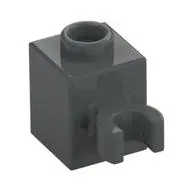 BRICK 1X1 W/HOLDER, H0RIZONTAL