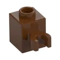 BRICK 1X1 W/HOLDER, H0RIZONTAL