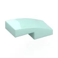 PLATE W. BOW 1X2X2/3