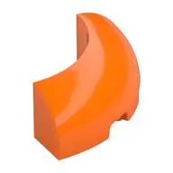 1/4 ARCH BRICK 3X3, W/ CUTOUT, NO. 1