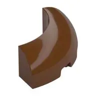 1/4 ARCH BRICK 3X3, W/ CUTOUT, NO. 1