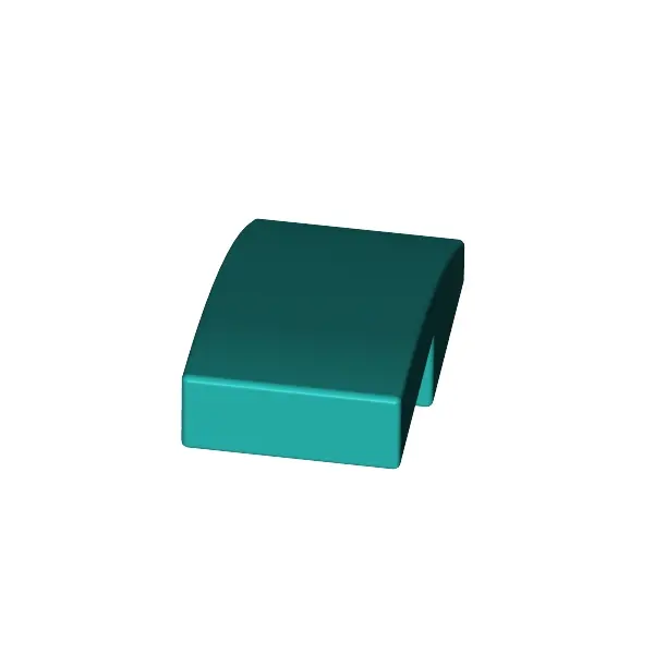 PLATE W. BOW 1X2X2/3