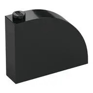 BRICK 1X4X3, OUTSIDE HALF BOW, NO. 1