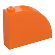 BRICK 1X4X3, OUTSIDE HALF BOW, NO. 1