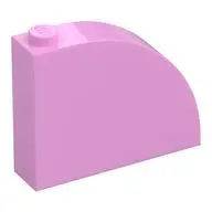 BRICK 1X4X3, OUTSIDE HALF BOW, NO. 1