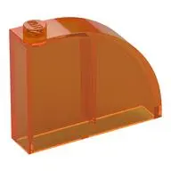 BRICK 1X4X3, OUTSIDE HALF BOW, NO. 1