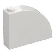 BRICK 1X4X3, OUTSIDE HALF BOW, NO. 1