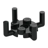 PLATE ROUND 2X2 W/ VERT. SHAFT