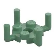 PLATE ROUND 2X2 W/ VERT. SHAFT