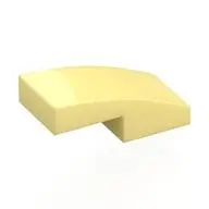 PLATE W. BOW 1X2X2/3