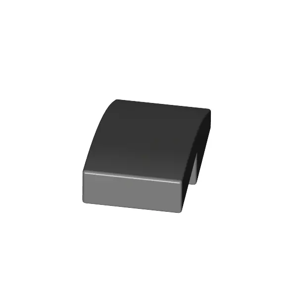 PLATE W. BOW 1X2X2/3
