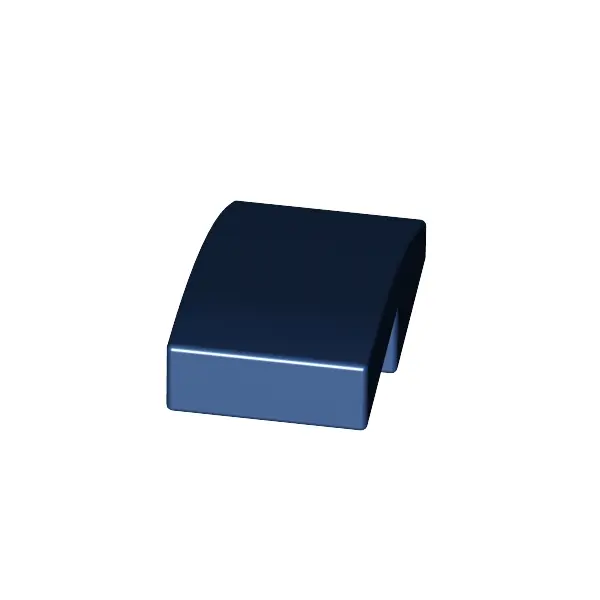 PLATE W. BOW 1X2X2/3