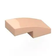 PLATE W. BOW 1X2X2/3