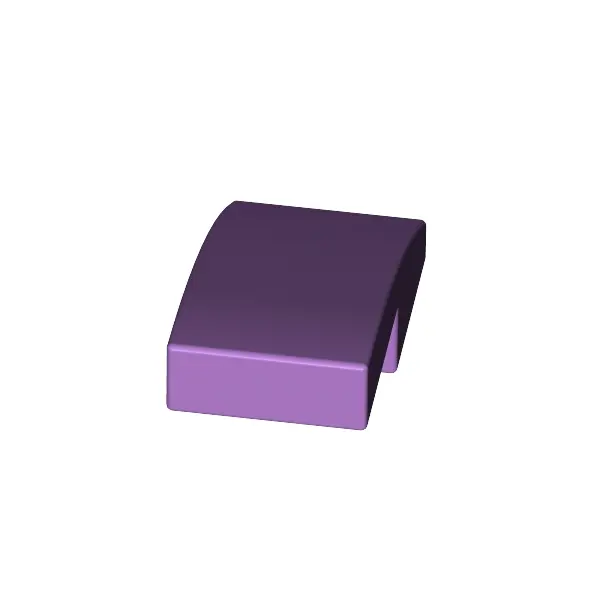 PLATE W. BOW 1X2X2/3