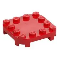 PLATE, 4X4X2/3, CIRCLE, W/ REDUCED KNOBS