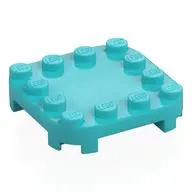 PLATE, 4X4X2/3, CIRCLE, W/ REDUCED KNOBS
