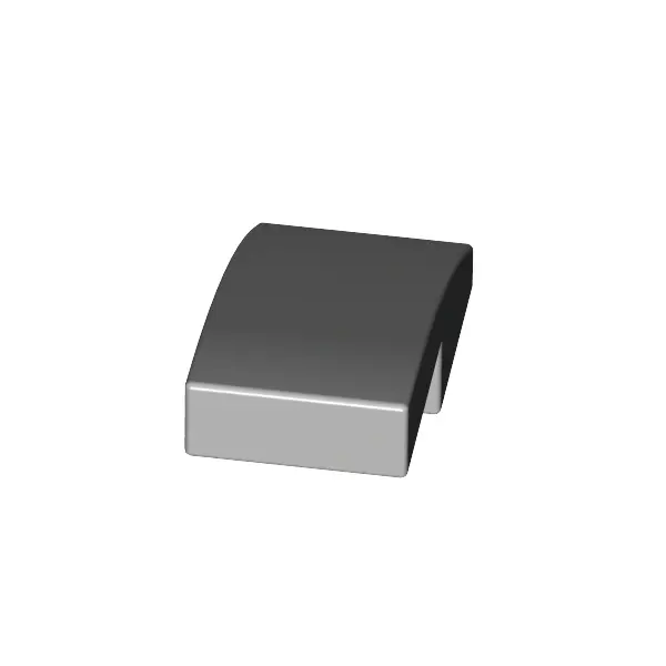 PLATE W. BOW 1X2X2/3