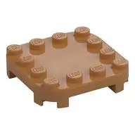 PLATE, 4X4X2/3, CIRCLE, W/ REDUCED KNOBS