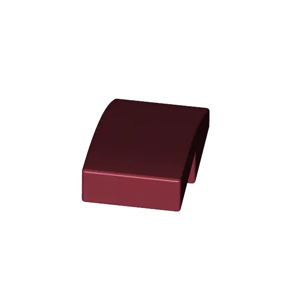 PLATE W. BOW 1X2X2/3