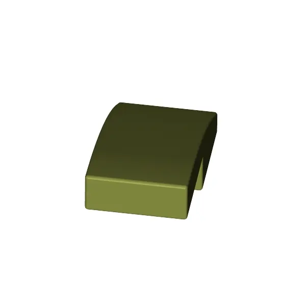 PLATE W. BOW 1X2X2/3