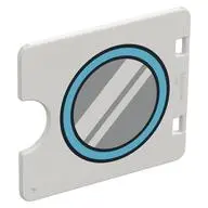 INSERT 3X4, W/ CUT OUT, NO. 7